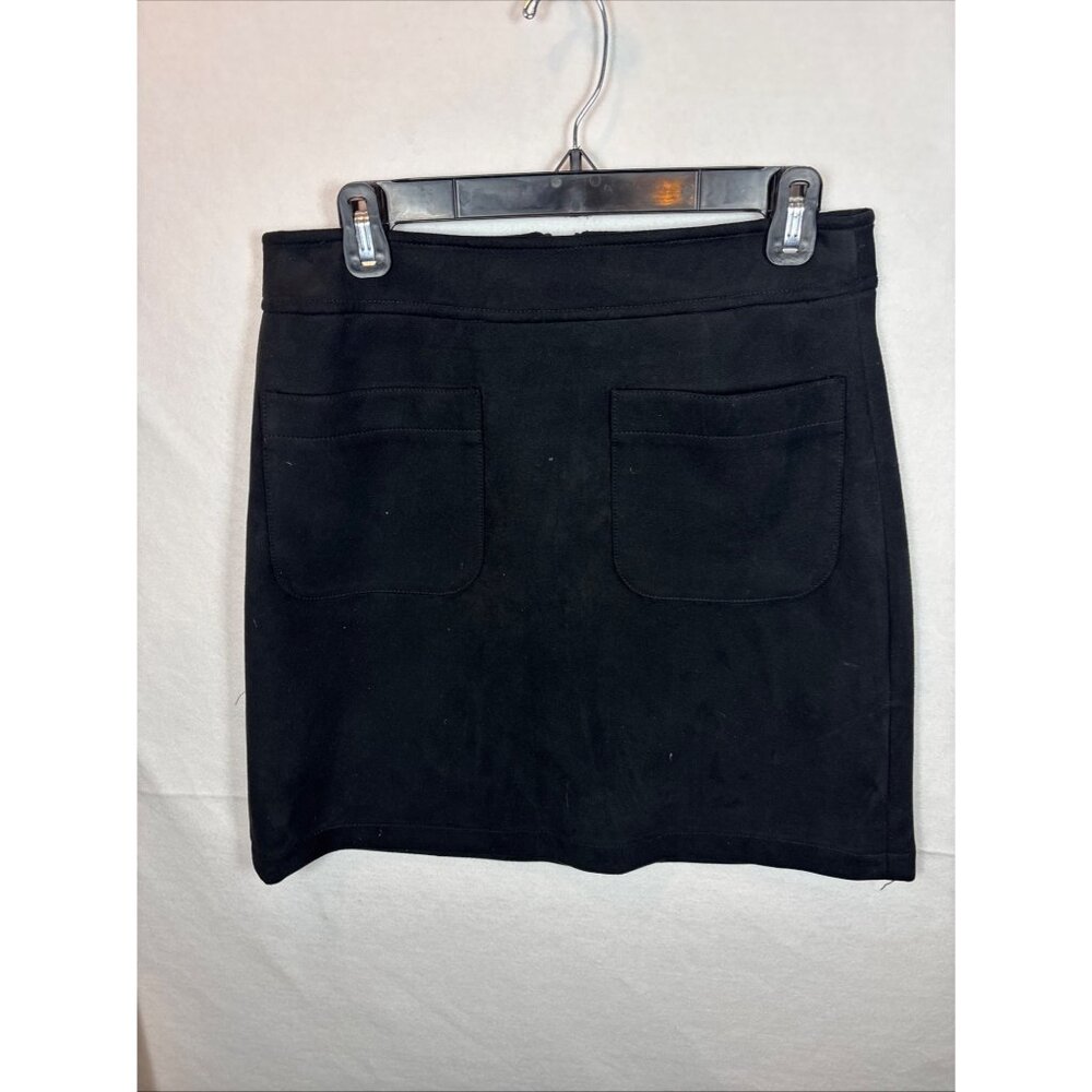 LOFT Women's size 10 Faux Suede Mini Skirt Back Zip lined